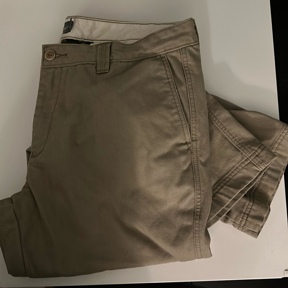 L.L. Bean Men's Slim Straight Jeans - Tan